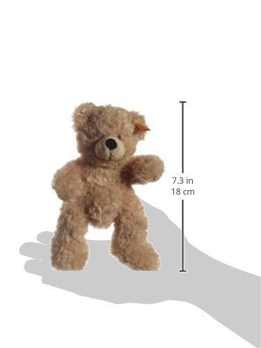 Teddybär Fynn beige 18 cm, Teddy-Bär zum Kuscheln und Spielen für Kinder, aus kuschelweichem Plüsch