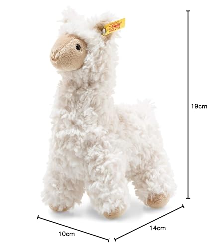 Soft Cuddly Friends Leandro Lama - 19 cm - Kuscheltier für Kinder - weich & waschbar - Creme (069444)