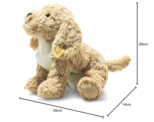 Soft Cuddly Friends Berno Goldendoodle 26 cm, Kuscheltier für Kleinkinder & Kinder, weich und kuschelig, waschmaschinenfest, Beige