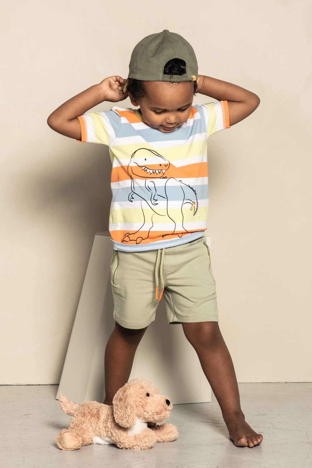 Soft Cuddly Friends Berno Goldendoodle 26 cm, Kuscheltier für Kleinkinder & Kinder, weich und kuschelig, waschmaschinenfest, Beige