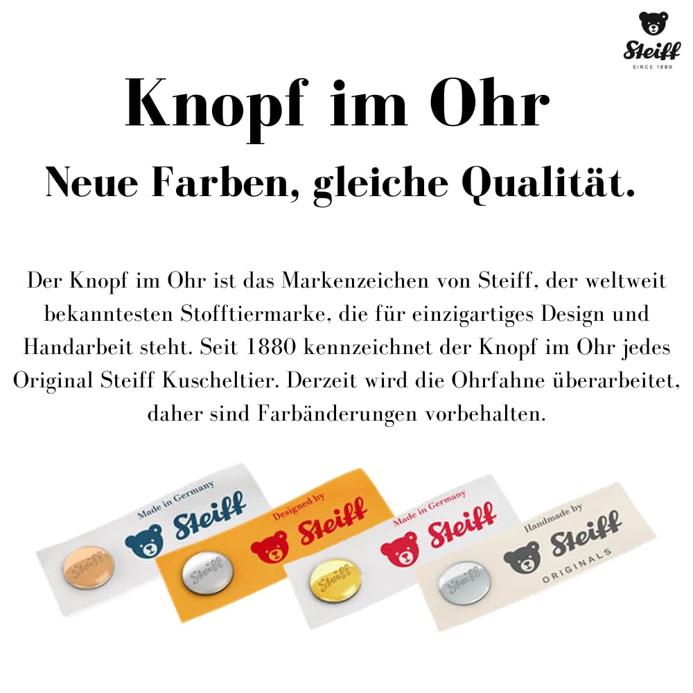 Kuscheltier Brownie Affe, Süßes Stofftier mit Kunststoffaugen, Kinder, Jungen & Mädchen, Soft Cuddly Friends, Plüschtier 30 cm