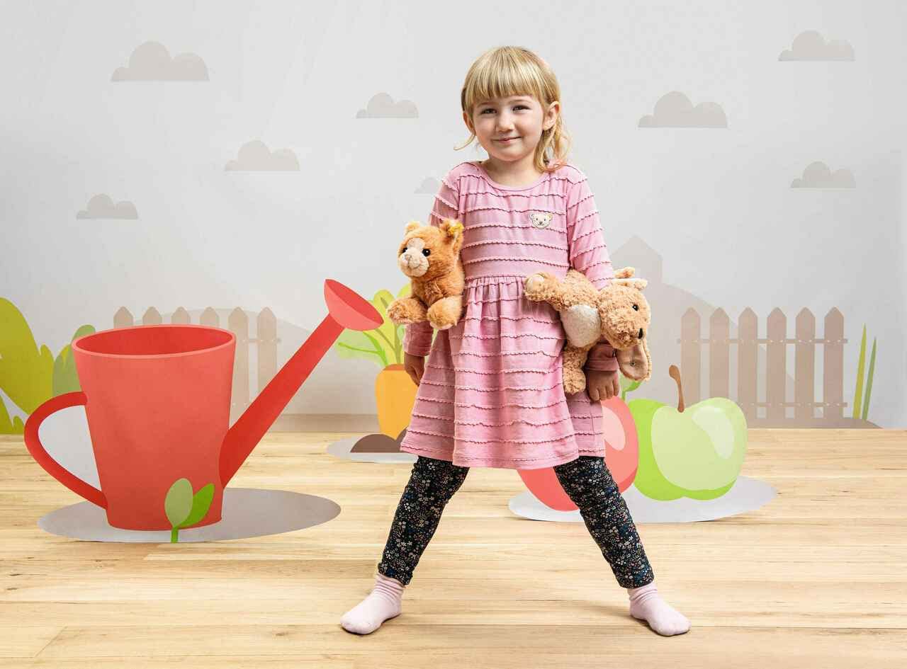 Soft Cuddly Friends Berno Goldendoodle 26 cm, Kuscheltier für Kleinkinder & Kinder, weich und kuschelig, waschmaschinenfest, Beige