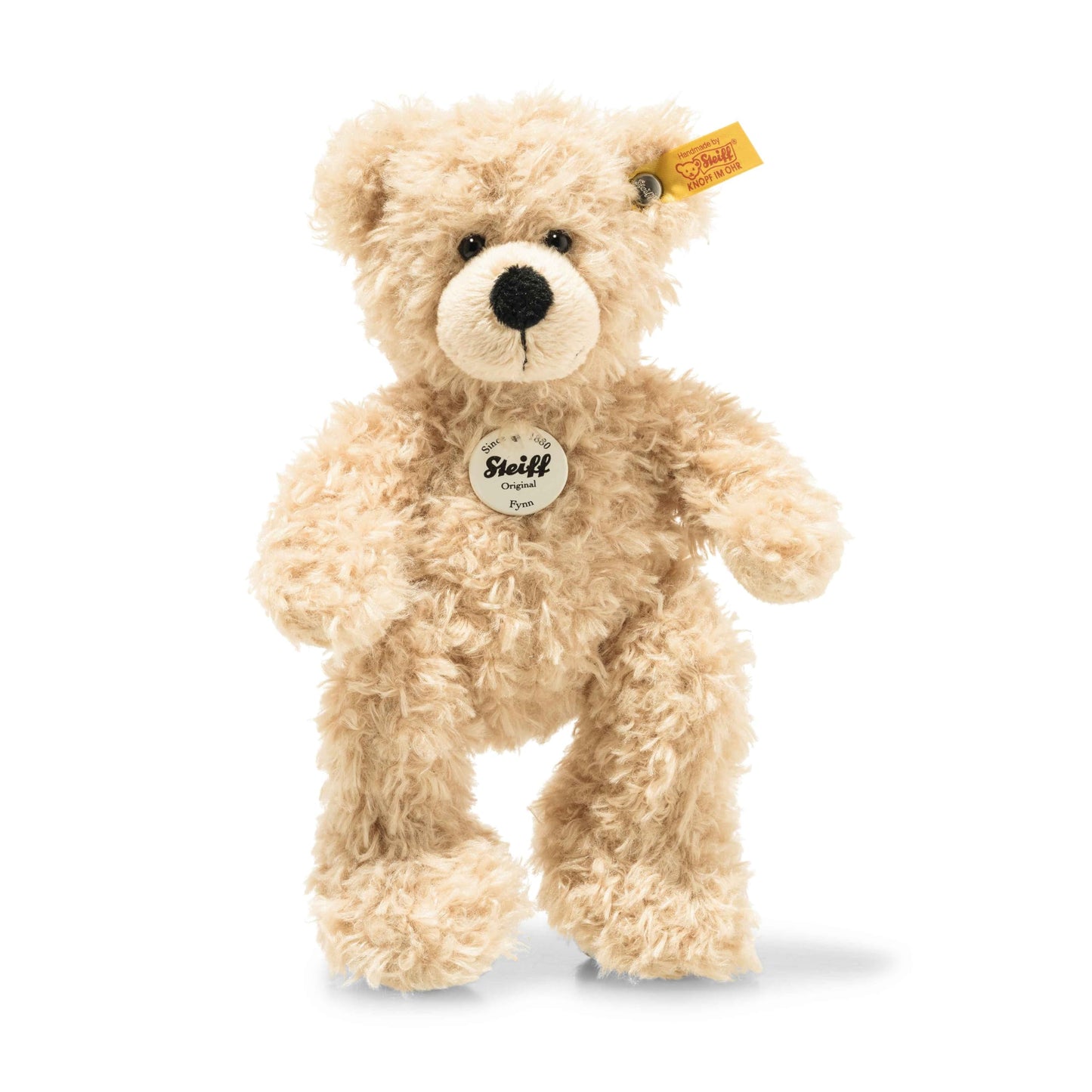 Teddybär Fynn beige 18 cm, Teddy-Bär zum Kuscheln und Spielen für Kinder, aus kuschelweichem Plüsch