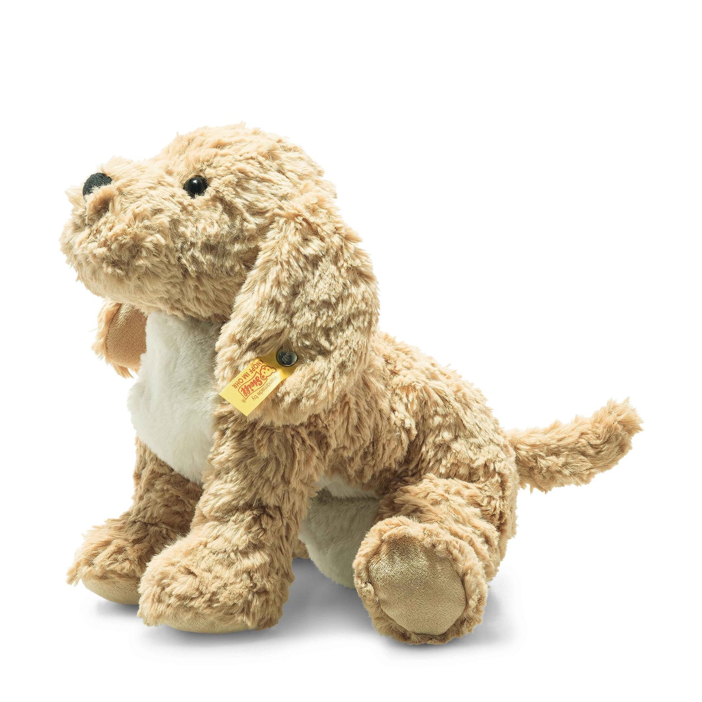 Soft Cuddly Friends Berno Goldendoodle 26 cm, Kuscheltier für Kleinkinder & Kinder, weich und kuschelig, waschmaschinenfest, Beige