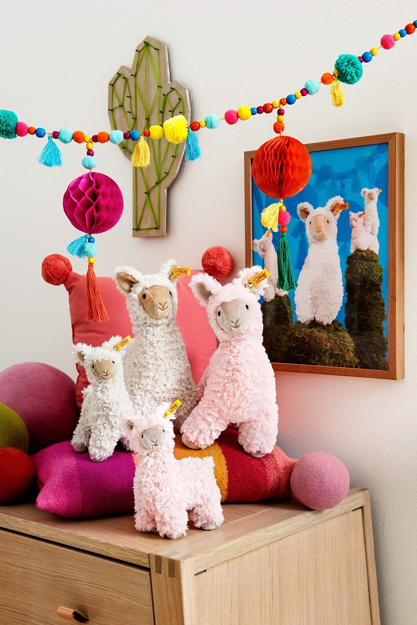 Soft Cuddly Friends Leandro Lama - 19 cm - Kuscheltier für Kinder - weich & waschbar - Creme (069444)